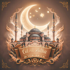 Islamic background for Eid Al-Adha