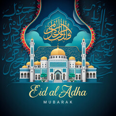 Islamic background for Eid Al-Adha