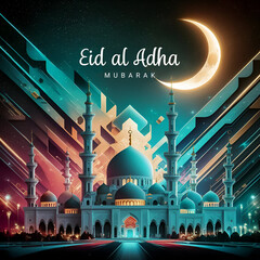 Islamic background for Eid Al-Adha