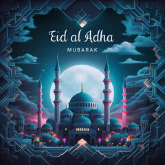Islamic background for Eid Al-Adha