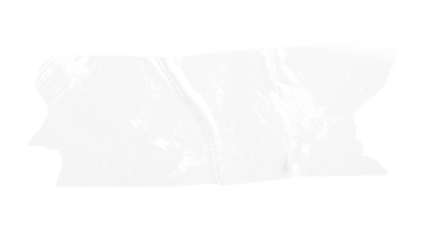 Crumpled glue plastic tape piece