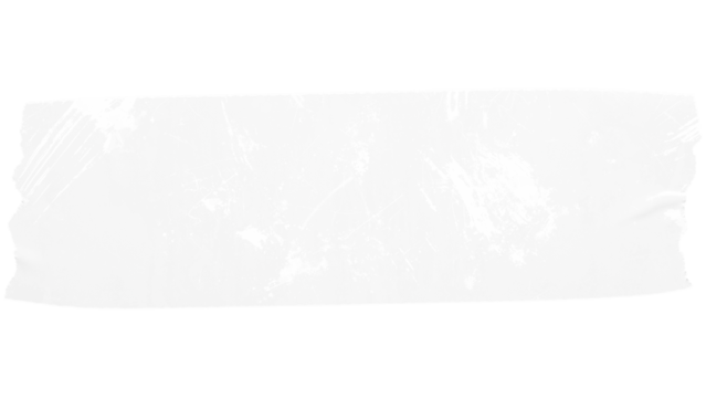 Crumpled glue plastic tape piece