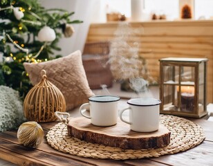 クリスマスと暖かい飲み物