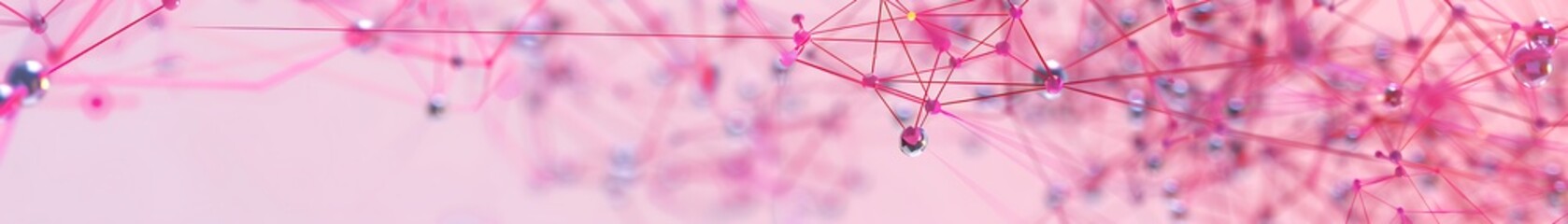 A digital map of a futuristic network