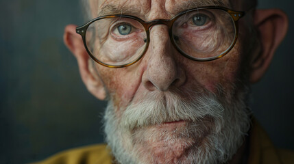 portrait of a man in his 60's