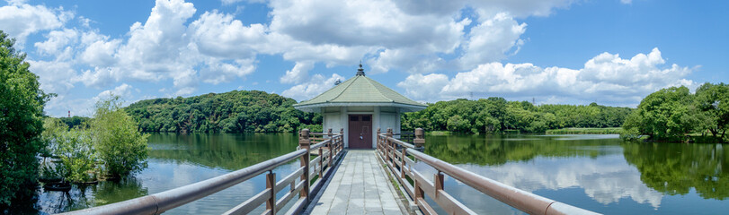 山田池公園の風景