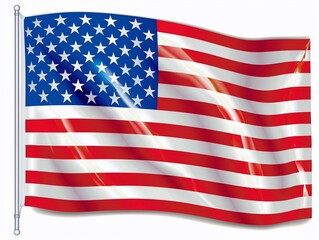 Fototapeta premium American flag. us flag