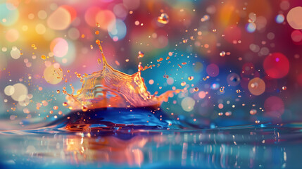 abstract colors splashing 