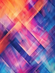 abstract background with colorful gradients shades, geometric patterns and vertical format
