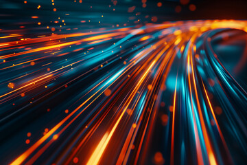 blue geometric shape abstract technology background