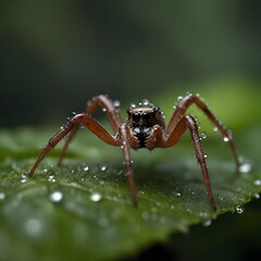 The Tiny World of Spider Macro and Micro Photography with Dew
