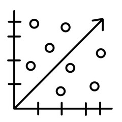 Correlation Vector Icon