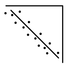 Correlation Vector Icon