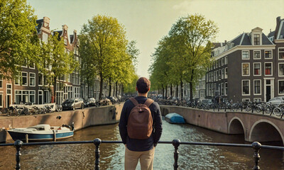 Amsterdam's Canals Through the Eyes of a Peaceful Wanderer