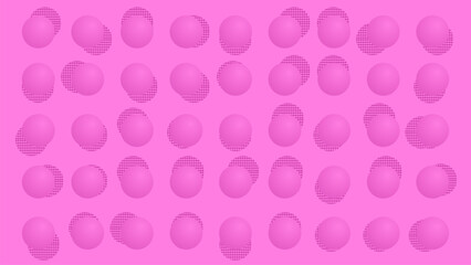 Pink polkadot background gradient design