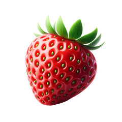 a strawberry fruit, transparent background