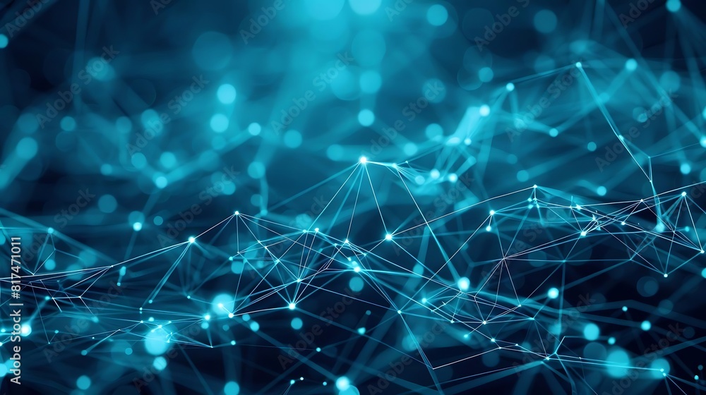 Poster abstract internet background with digital data transfer and connections