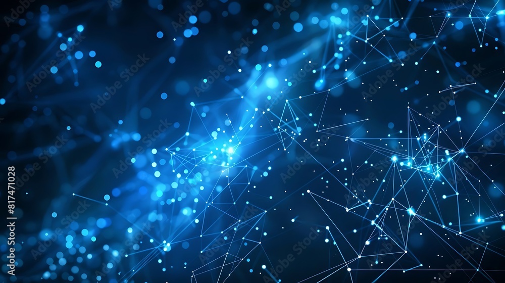 Poster abstract internet background with digital data transfer and connections