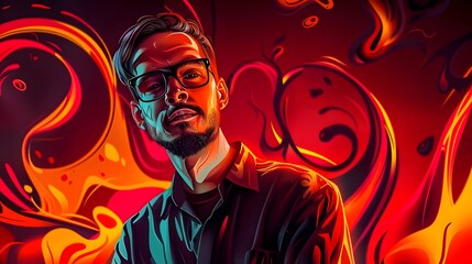 Passionate Marketing Specialist Analyzing Digital Data Trends for Business Growth and Innovation