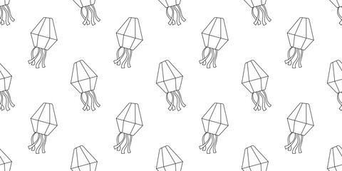 Saint John balloon pattern design black white