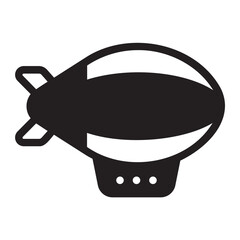 zeppelin glyph icon © ajat
