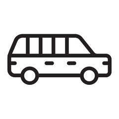 limousine line icon