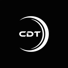 CDT logo. C D T design. White CDT letter. CDT, C D T letter logo design. C D T letter logo design in FIVE, FOUR, THREE, style. letter logo set in one artboard. C D T letter logo vector design.