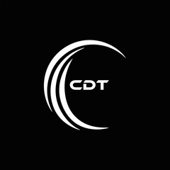 CDT logo. C D T design. White CDT letter. CDT, C D T letter logo design. C D T letter logo design in FIVE, FOUR, THREE, style. letter logo set in one artboard. C D T letter logo vector design.