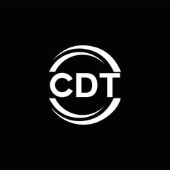 CDT logo. C D T design. White CDT letter. CDT, C D T letter logo design. C D T letter logo design in FIVE, FOUR, THREE, style. letter logo set in one artboard. C D T letter logo vector design.