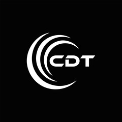 CDT logo. C D T design. White CDT letter. CDT, C D T letter logo design. C D T letter logo design in FIVE, FOUR, THREE, style. letter logo set in one artboard. C D T letter logo vector design.