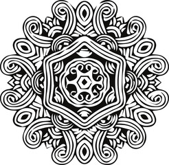 Beautiful mandala art, vector mandala design