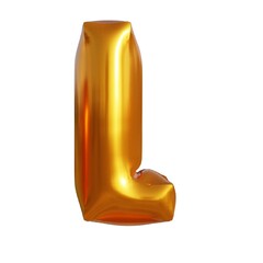 3d illustration gold effect letters