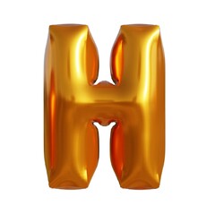 3d illustration gold effect letters