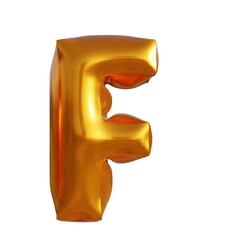 3d illustration gold effect letters