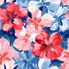 background with flowers. Generative AI