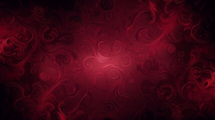 A deep crimson background with subtle swirling patterns in a darker shade, creating a luxurious and elegant atmosphere. 32k, full ultra HD, high resolution