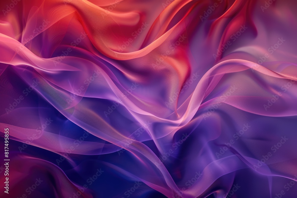 Poster pink and purple abstract background with soft folds aig51a.