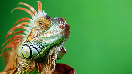 Fototapeta premium portrait pet, dog, cat, chameleon, iguana on clean background