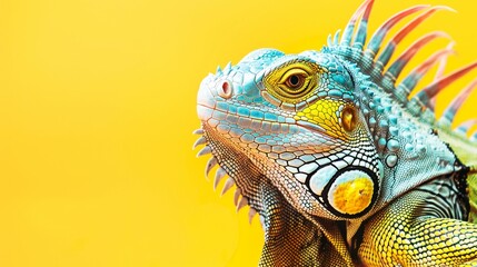 Obraz premium portrait pet, dog, cat, chameleon, iguana on clean background