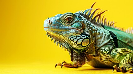 Obraz premium portrait pet, dog, cat, chameleon, iguana on clean background