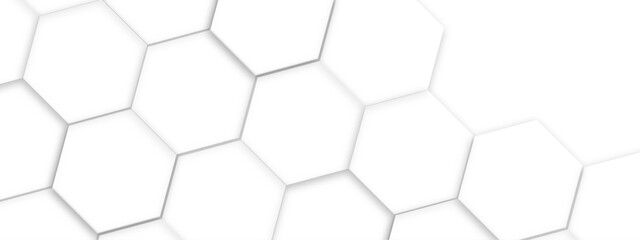 Abstract seamless hexagon pattern background. Abstract hexagon technology design background. Vector Illustration.