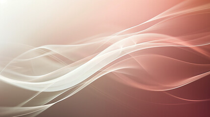 Fototapeta premium Abstract minimalist mobile wallpaper design featuring a light pink, marsala, burgundy, maroon background with white lines and soft curves, blurred for a delicate visual effect. 