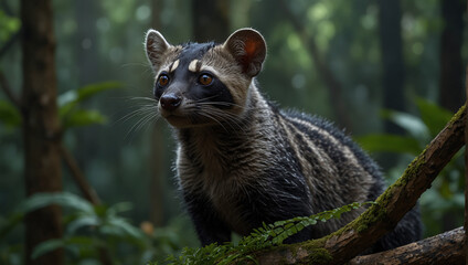 Civet in the jungle 