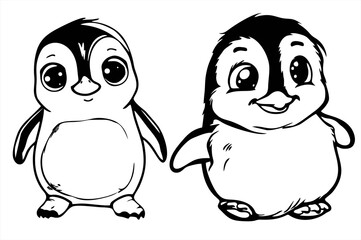 two penguins