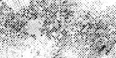 Subtle halftone vector texture overlay. Abstract black and white gritty grunge background. 