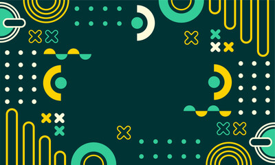 Obraz premium flat design of abstract geometric background