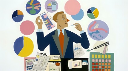 Illustration of a CFO's Role: Ensuring Long-Term Success and Communication with Investors
