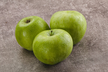 Sweet and juicy green apple