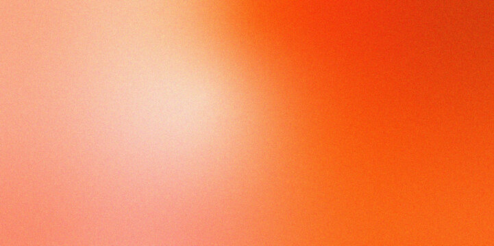Abstract blurred orange grainy gradient background vector orange gradient art. Gradation in shades of gradient pattern background. abstract smooth blur orange mesh color gradient effect background.