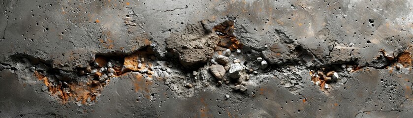 Fototapeta premium Rough concrete texture with subtle speckles and gradations, fit for modern wallpaper designs or minimalist graphic projects